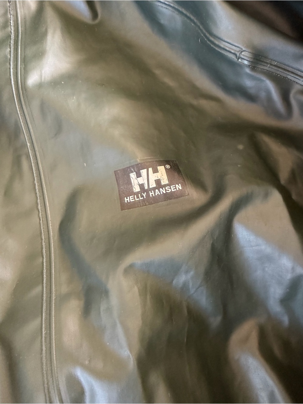 Vintage Helly Hansen Rubber Fisherman's Rain Coat - Picture 4 of 4